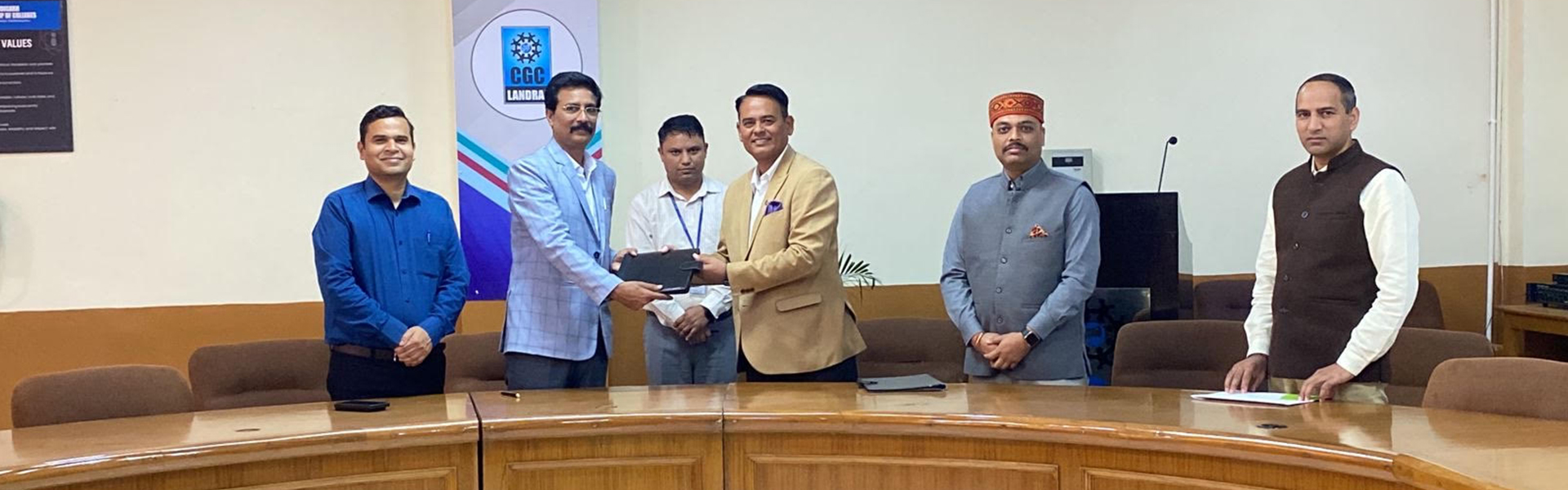 Memorandum of Understanding (MoU) between Chandigarh College of Hospitality, CGC, Landran and Club Mahindra 